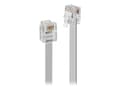 Miniatyrbild 2 av 5: Lindy - Telefonkabel - RJ-12 (hane) till RJ-12 (hane) - 2 m