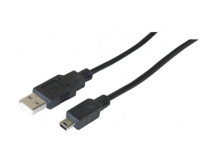 EXC 532489, 1,5 m, USB A, Mini-USB B, USB 2.0, Svart