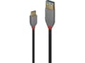 Miniatyrbild 4 av 5: Lindy 36910, 0,5 m, USB C, USB A, 10 Gbit/s, Svart, Grå