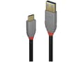 Miniatyrbild 5 av 5: Lindy 36910, 0,5 m, USB C, USB A, 10 Gbit/s, Svart, Grå
