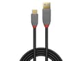 Miniatyrbild 2 av 5: Lindy 36910, 0,5 m, USB C, USB A, 10 Gbit/s, Svart, Grå
