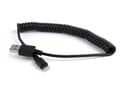Miniatyrbild 3 av 5: Cablexpert - Lightning-kabel - USB hane till Lightning hane - 1.5 m - skärmad - svart - formpressad, spiral