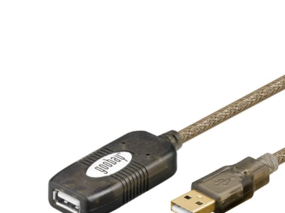 Goobay USB 2.0 5m, 5 m, USB A, USB A, USB 2.0, Hane/Hona, 0,48 Gbit/s
