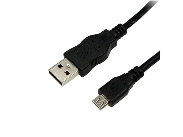 LogiLink 5m USB A-USB Micro B, 5 m, USB A, Micro-USB B, USB 2.0, Hane/Hane, Svart