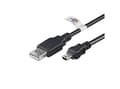 Miniatyrbild 3 av 4: Goobay 93903, 3 m, Mini-USB B, USB A, USB 2.0, 0,48 Gbit/s, Svart