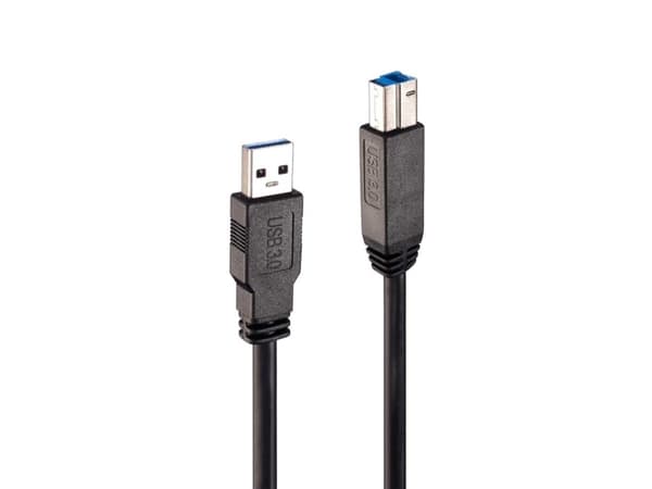 Lindy 43098, 10 m, USB A, USB B, USB 3.2 Gen 1 (3.1 Gen 1), 5000 Mbit/s, Lajittelu