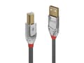 Pikkukuva 1 / 4: Lindy 36640, 0,5 m, USB A, USB B, USB 2.0, 480 Mbit/s, Harmaa