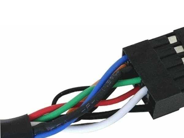DeLOCK - IEEE 1394-kabel - 6-PIN FireWire (hann) til IEEE 1394 koblingsboks (hann) - 16,5 cm