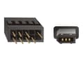 Miniatyrbilde 2 av 5: DeLOCK - IEEE 1394-kabel - 6-PIN FireWire (hann) til IEEE 1394 koblingsboks (hann) - 16,5 cm