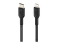 Miniatyrbild 5 av 5: Belkin BoostCharge - Lightning-kabel - 24 pin USB-C hane till Lightning hane - 2 m - svart - USB-strömförsörjning (18W)