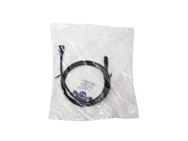 LogiLink CU0121, 1 m, Micro-USB B, Micro-USB B, USB 2.0, 0,48 Gbit/s, Svart
