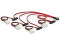 Miniatyrbild 5 av 5: Delock - Intern SAS-kabel - 4-vägs - 36 stifts 4i Mini MultiLane (hane) till 4 pin intern effekt, 29-stifts intern SAS (SFF-8482) - 50 cm