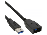 MicroConnect - USB-förlängningskabel - USB typ A (hona) till USB typ A (hane) - USB 3.0 - 50 cm - svart