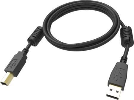 Vision Professional - USB-kabel - USB (hane) till USB typ B (hane) - USB 2.0 - 2 m - svart