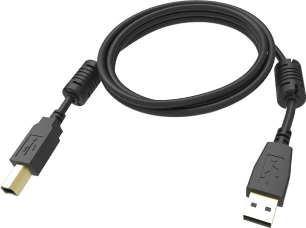 Vision Professional - USB-kabel - USB (hane) till USB typ B (hane) - USB 2.0 - 2 m - svart