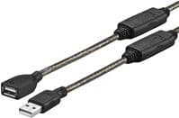 VivoLink - USB-förlängningskabel - USB (hona) till USB (hane) - USB 2.0 - 10 m - aktiv
