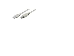 Goobay 68714, 5 m, USB A, USB B, USB 2.0, 0,48 Gbit/s, Grå