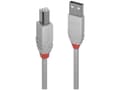Miniatyrbild 5 av 5: Lindy 36684, 3 m, USB A, USB B, USB 2.0, 0,48 Gbit/s, Grå