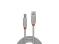 Miniatyrbild 2 av 5: Lindy 36684, 3 m, USB A, USB B, USB 2.0, 0,48 Gbit/s, Grå