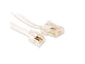 Miniatyrbild 3 av 5: MicroConnect - Telefonledningskabel - 1 m - vit