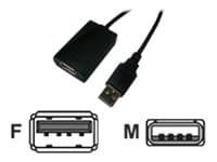 LogiLink USB 2.0 Repeater Cable - 5.0m, 5 m, USB A, USB A
