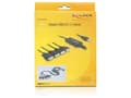 Miniatyrbild 5 av 5: Delock USB 2.0 > 4 x Serial Adapter - Seriell adapter - USB - RS-232 x 4