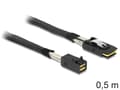 Miniatyrbilde 1 av 5: Delock - SAS intern kabel - SAS 6Gbit/s - 4 x Mini SAS HD (SFF-8643) til 36-pins 4i Mini MultiLane - 50 cm - låst