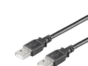 Goobay 93594, 3 m, USB A, USB A, USB 2.0, 0,48 Gbit/s, Svart