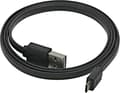 Miniatyrbild 2 av 2: USB-logotyp USB-A - microUSB-kabel 1 m Svart