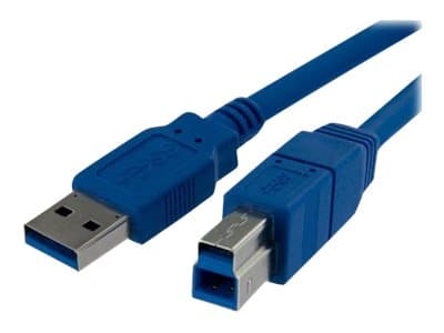 Akyga AK-USB-09 - USB-kabel - USB typ A (hane) till USB Type B (hane) - USB 3.0 - 1.8 m - blå