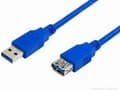 Miniatyrbild 3 av 3: MediaRange - USB-förlängningskabel - USB typ A (hona) till USB typ A (hane) - USB 3.0 - 3 m - blå