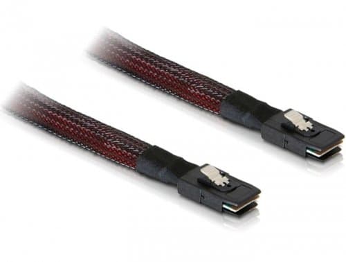 Delock mini SAS - SAS intern kabel - 36-pins 4i Mini MultiLane (hann) til 36-pins 4i Mini MultiLane (hann) - 1 m