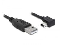 Delock - USB-kabel - USB (hane) till mini-USB typ B (hane) - 1 m - högervinklad kontakt