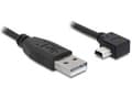 Miniatyrbild 4 av 5: Delock - USB-kabel - USB (hane) till mini-USB typ B (hane) - 1 m - högervinklad kontakt