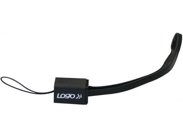 USB-logotyp USB-A - miniUSB-kabel 0,3 m Svart (24904)