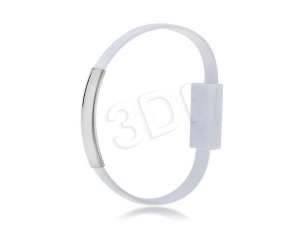 Akyga AK-AD-34, 0,23 m, USB A, Micro-USB B, USB 2.0, Valkoinen
