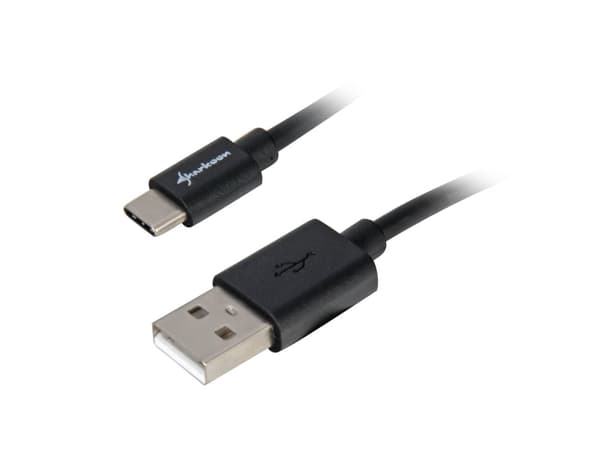 Sharkoon - Strømadapter - 4-pin intern strøm (hann) til 4-pin intern strøm, 3 pin internstr