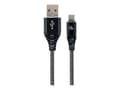 Miniatyrbilde 2 av 5: Cablexpert Premium - USB-kabel - USB-C (hann) til USB (hann) - USB 2.0 - 2.1 A - 2 m - svart, hvit