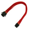 Miniatyrbilde 3 av 4: Nanoxia - Strømforlengelseskabel - 8-pins PCIe-strøm (hunn) til 8-pins PCIe-strøm (hann) - 30 cm - rød