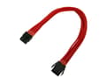Miniatyrbilde 2 av 4: Nanoxia - Strømforlengelseskabel - 8-pins PCIe-strøm (hunn) til 8-pins PCIe-strøm (hann) - 30 cm - rød