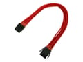 Miniatyrbilde 1 av 4: Nanoxia - Strømforlengelseskabel - 8-pins PCIe-strøm (hunn) til 8-pins PCIe-strøm (hann) - 30 cm - rød