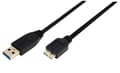 Miniatyrbild 3 av 5: LogiLink - USB-kabel - USB Typ A (han) till Micro-USB Typ B (han) - USB 3.0 - 60 cm - sort