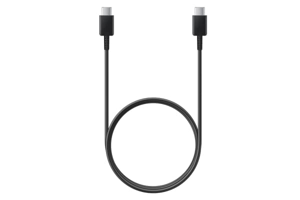 Samsung EP-DA705 - USB-kabel - 24 pin USB-C (hane) till 24 pin USB-C (hane) - USB 2.0 - 3 A - 1 m - svart