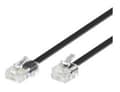 Miniatyrbild 3 av 5: MicroConnect - Telefonkabel - RJ-45 (4-stifts) (hane) till RJ-11 (hane) - 6 m - svart