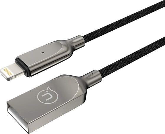 Kabel USB Usams USB-A - Lightning 1.9 m Czarny (IPYSUSB201)