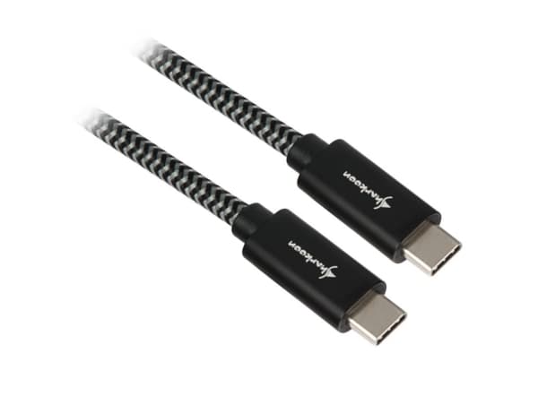 Sharkoon USB 3.1 C-C black / grey 0.5m - Aluminum + Braid
