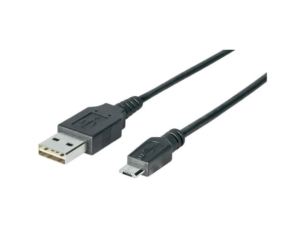 Sharkoon - USB-kabel - USB (hann) til Micro-USB type B (hann) - USB 2.0 - 3 m - svart