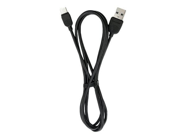 Qoltec - USB-kabel - 24 pin USB-C (han) till USB (han) - 1,2 m - sort