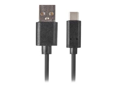 Lanberg - USB-kabel - USB (han) til 24 pin USB-C (han) - USB 2.0 - 3 m - sort