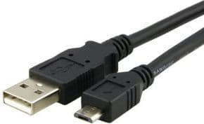 Sharkoon - USB-kabel - mikro-USB typ B (hane) till USB (hane) - USB 2.0 - 1 m - svart